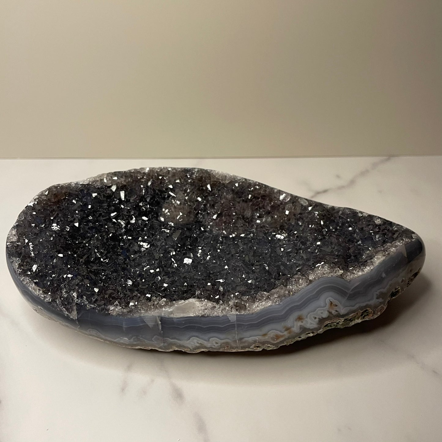 Amethist Bowl - Agaat rand