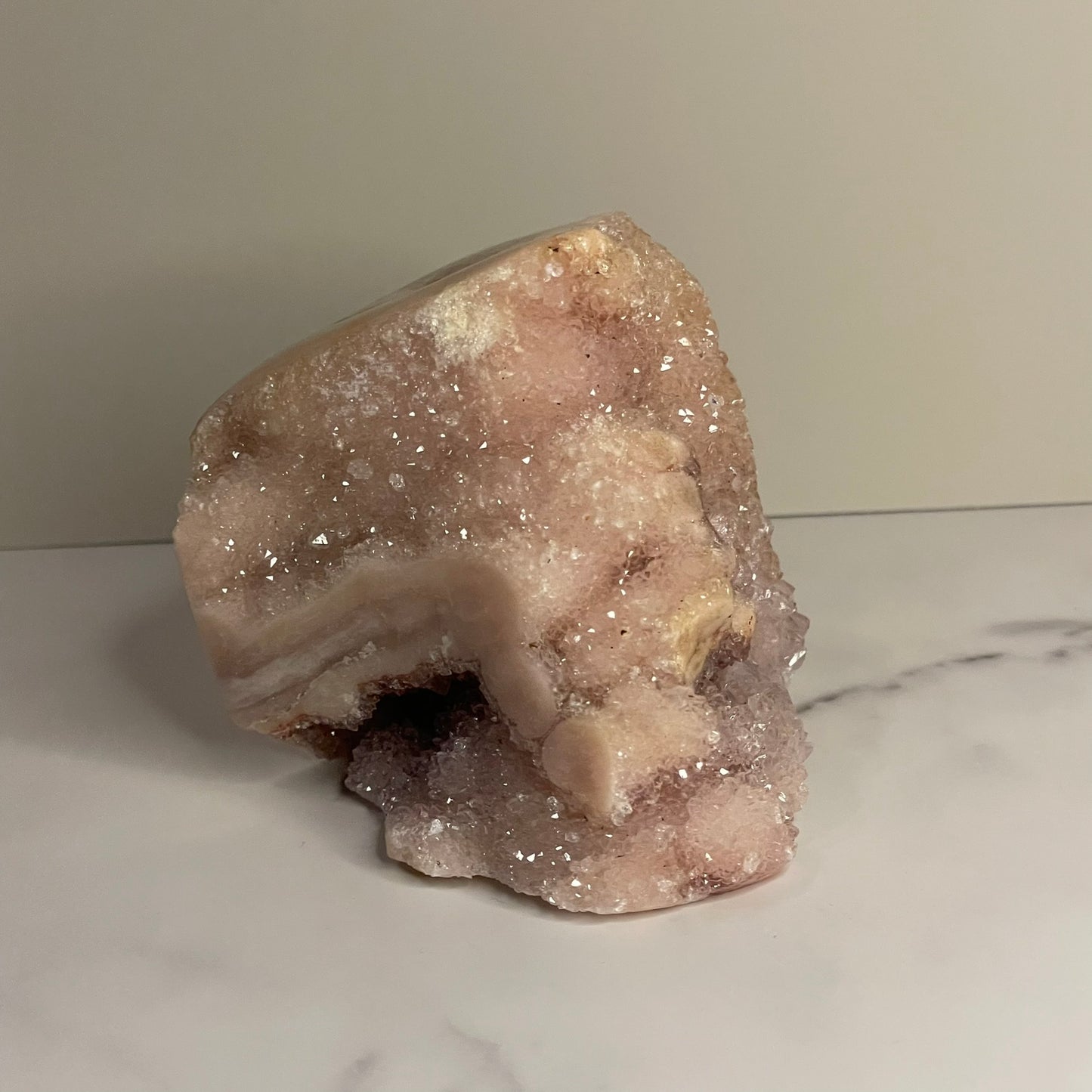 Roze Amethist - Ruwe Druzy