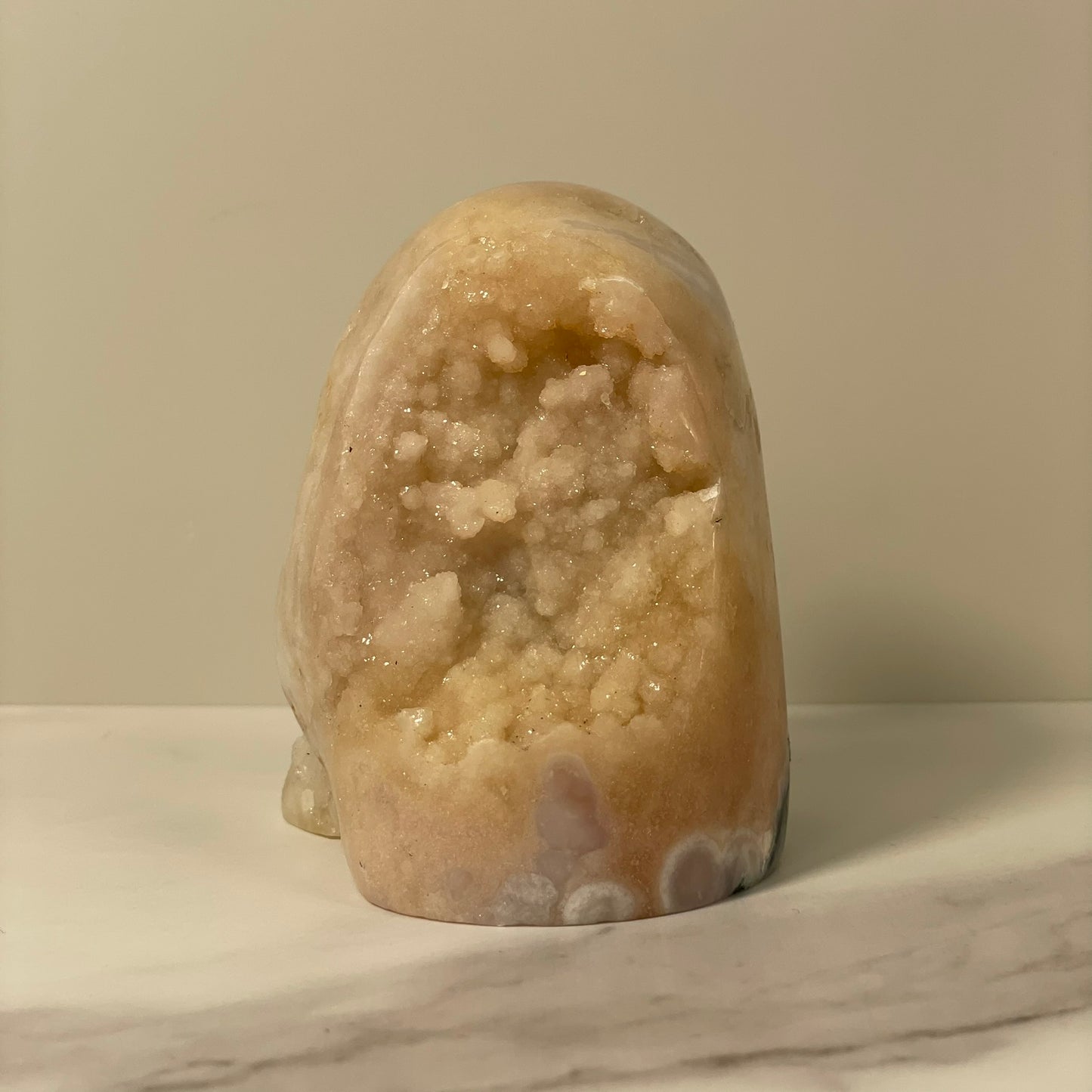 Roze/Peach Amethist cutbase
