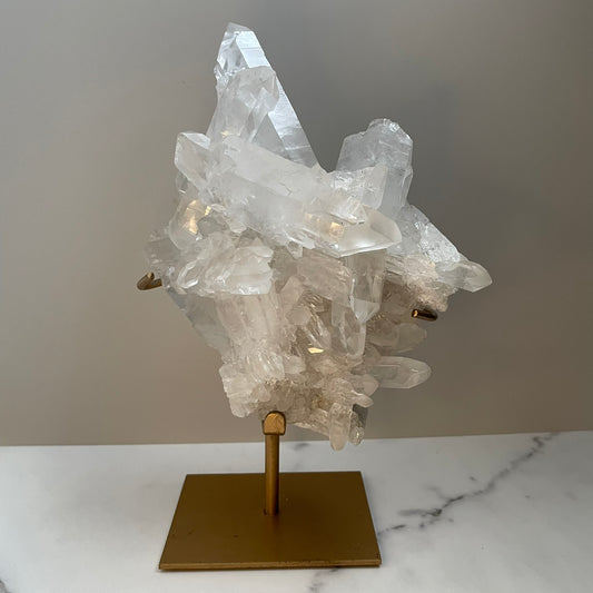 Rock crystal on stand
