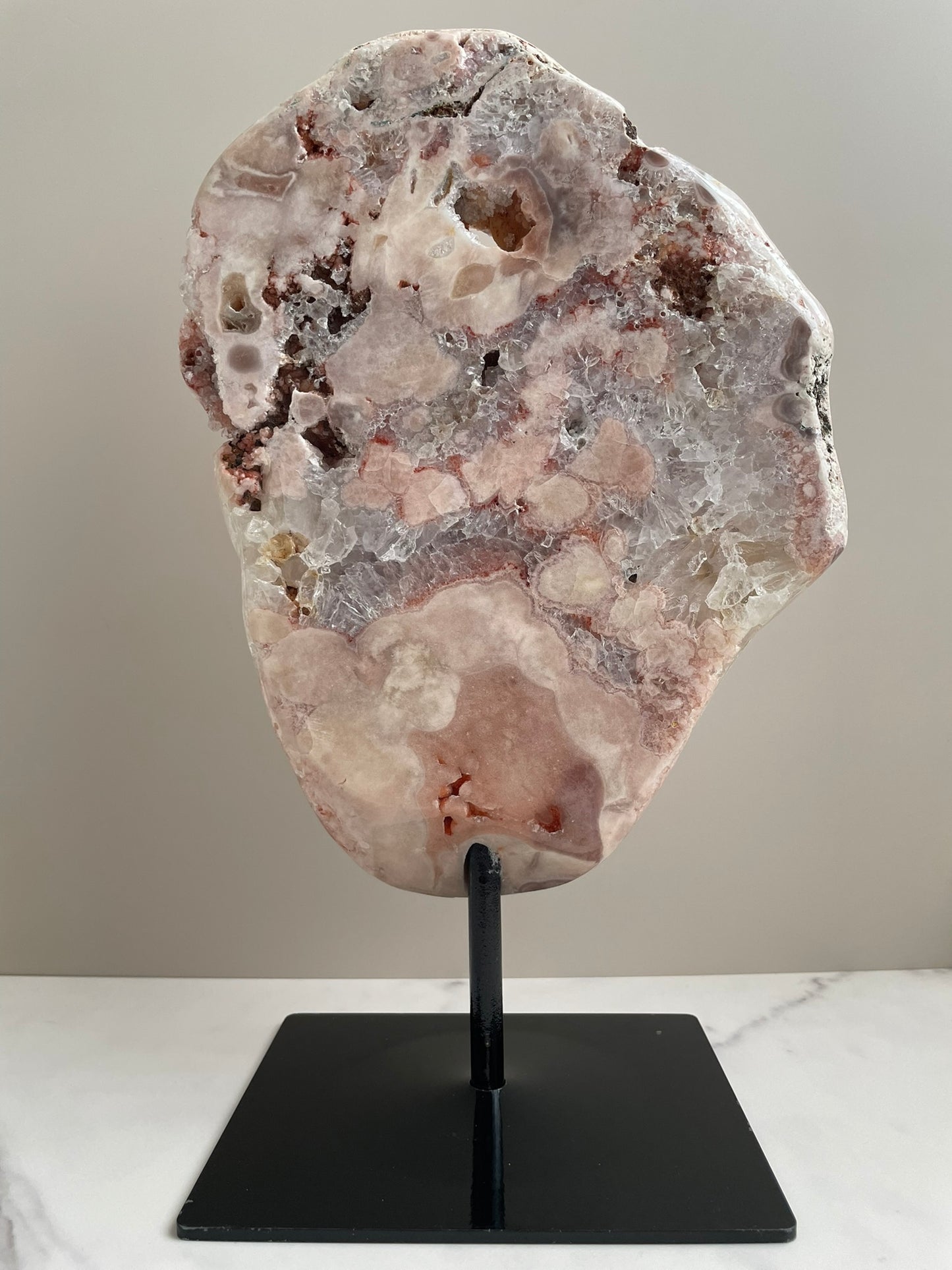 Roze Amethist Op Standaard
