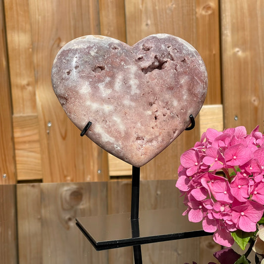 Amethist Hart op standaard