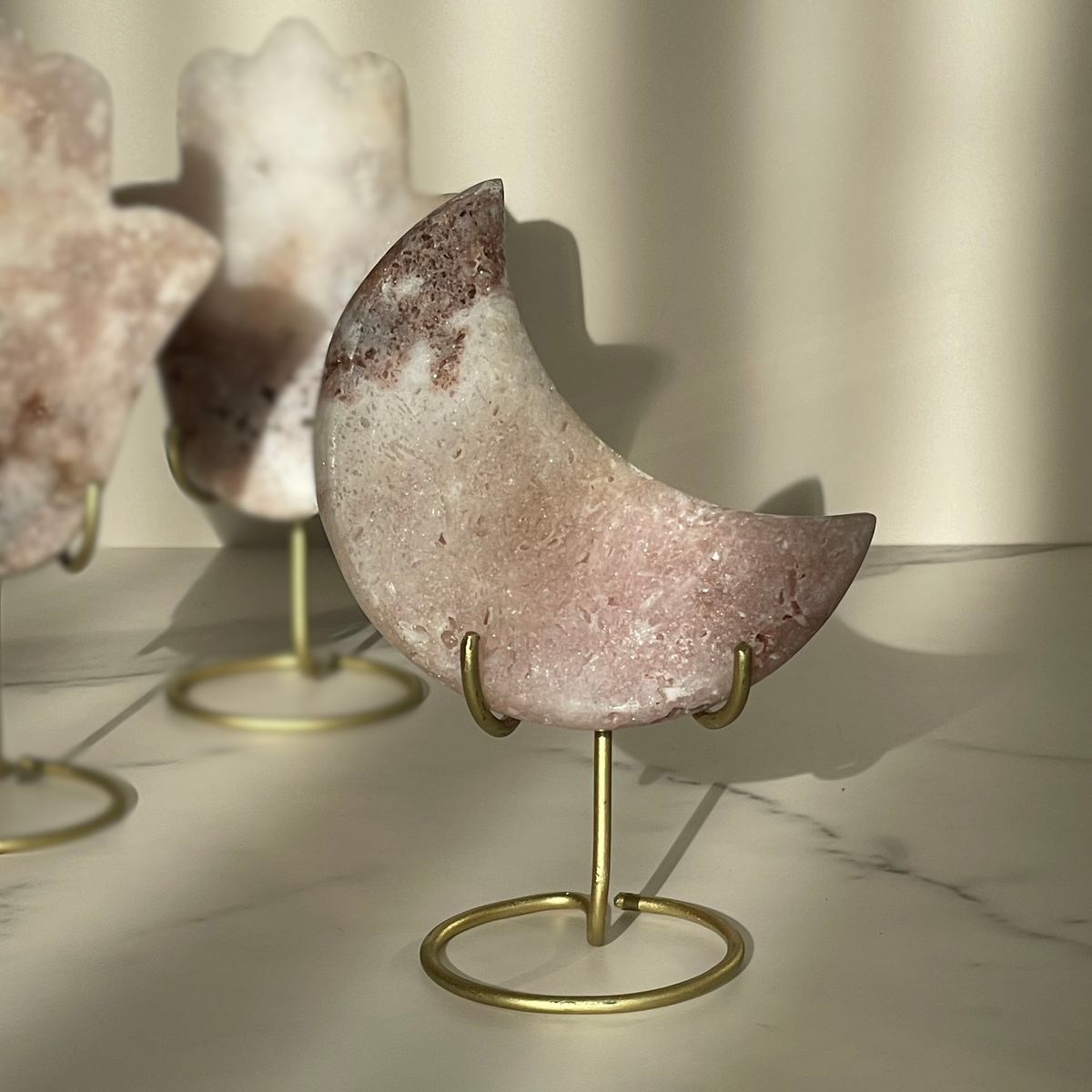 Hamsa hand & Maan op standaard